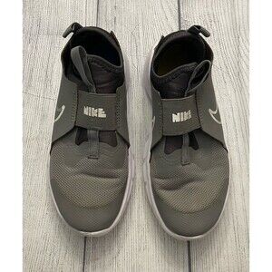 Grey Gray Nike Boy Slip On Shoes, Size Youth 3